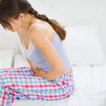 woman stomach pain